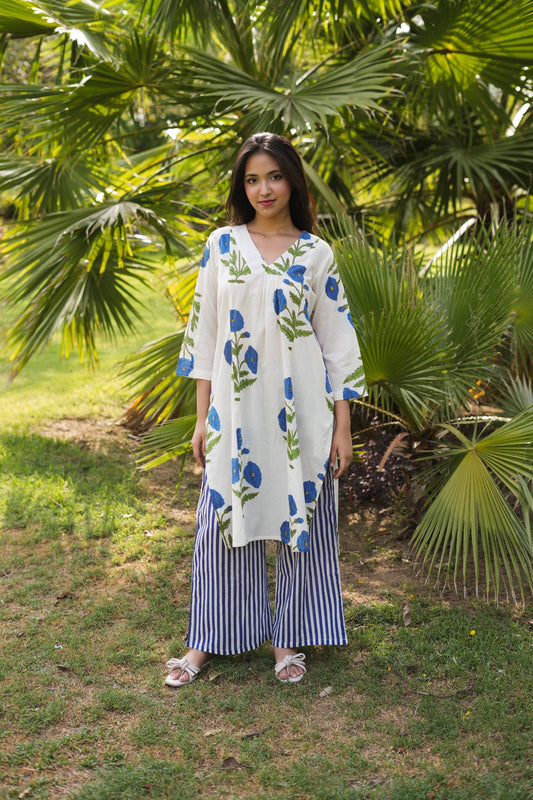 Neel Bloom Kurta Set