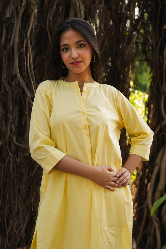 Mellow Yellow Kurta Set